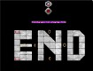 Screenshot of “THE END”