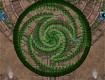 Screenshot of “Mayan Green Hypnotical Spiral”