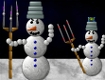 Screenshot of “Evil Snowmen”