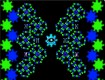 Screenshot of “Blue and Green Cog Orbits”