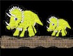 Screenshot of Cartoon dinosaurs and numbers