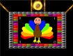 Screenshot of “Colorful Thanksgiving Turkey that doesn't want to be dinner.”