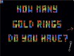Screenshot of “How many gold rings do you have?”