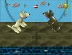 Screenshot of “Puppies playing at the beach”