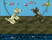 Screenshot of “Puppies playing at the beach”
