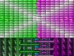 Screenshot of “Moving Brick Wall (Pink Vs. Green Mix)”
