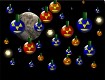 Screenshot of “Floating Pumpkins”