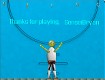 Screenshot of “Thanks for playing”