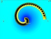 Screenshot of “Moving Spirals”