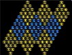 Screenshot of “Colorful Diamonds II”